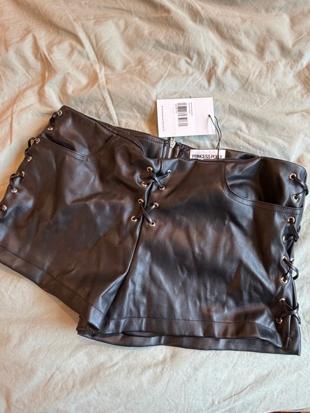 NWT Faux Leather Shorts